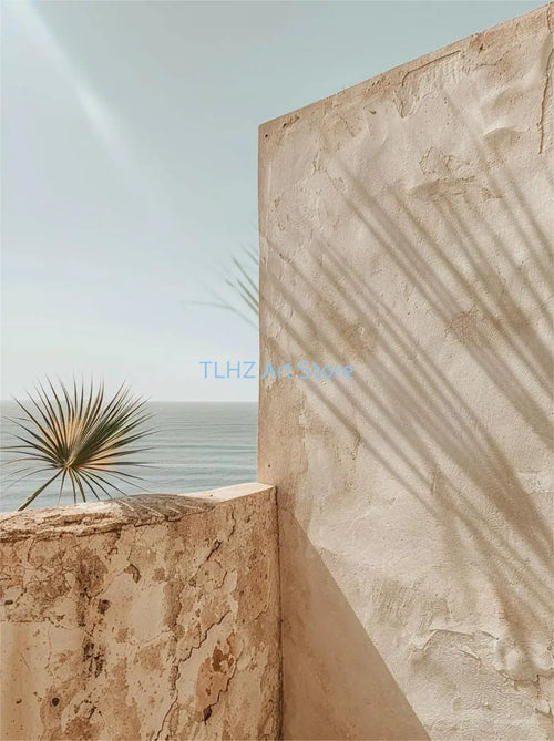 affiches modernes de paysage de voyage en grèce santorin décor mural