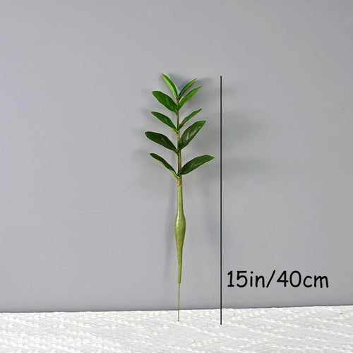 plantes artificielles ficus et zamioculcas pour décoration intérieure
