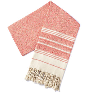 serviette de plage turque coton losanges sechage rapide