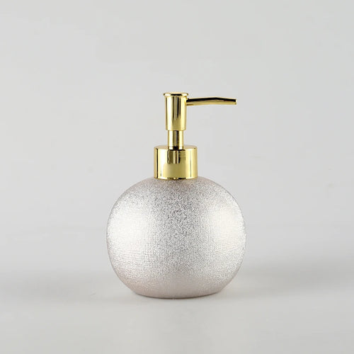 bouteille en céramique pour lotion shampoing et savon