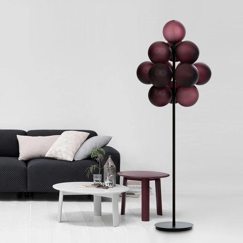 Kreativer Glas-Kronleuchter in Traubenform für modernes Interieur - vue 2 sur 15