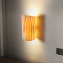 Nordische Wandleuchte aus Resin mit Wellenmuster, dekorativ, doppelseitig