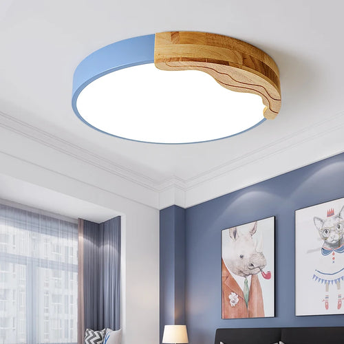 plafonnier led encastrable style nordique macarons ronds romantiques luminaire créatif moderne - vue 3 sur 18