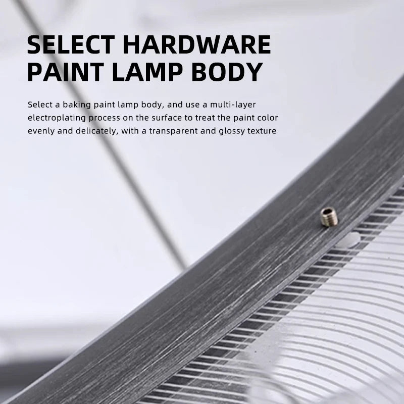 Moderne und kreative LED-Pendelleuchte aus Acryl - vue 5 sur 9