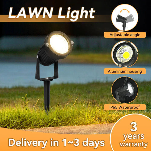 lampes de jardin led étanches pour éclairage extérieur décoratif - vue 2 sur 7