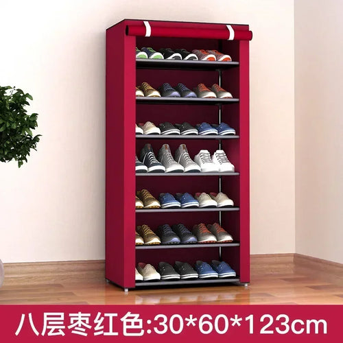 étagère à chaussures multicouche économique et pratique anti-poussière - vue 15 sur 16
