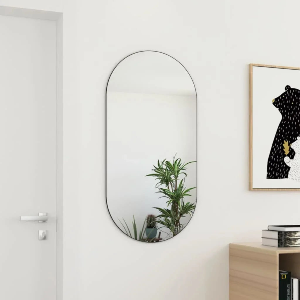 miroir décoratif en verre avec sticker mural élégant - vue 3 sur 7