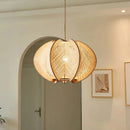 lustre moderne en corde de chanvre japonais pour décoration intérieure
