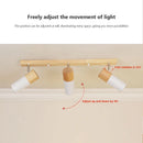 Plafonniers en bois nordiques spot rotatif salon chambre salle à manger spot réglable vestiaire luminaire