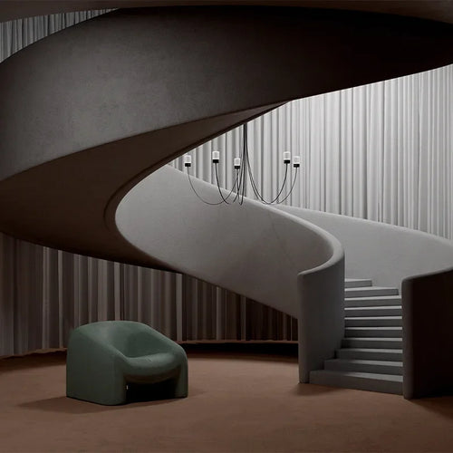 Moderner nordischer Kronleuchter kreatives Design elegante Pendelleuchte - vue 5 sur 8