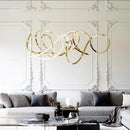 lustre led post-moderne de luxe luminaire décoratif en aluminium