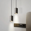 Minimalistische nordische Nachttischlampe aus Messing mit elegantem Design
