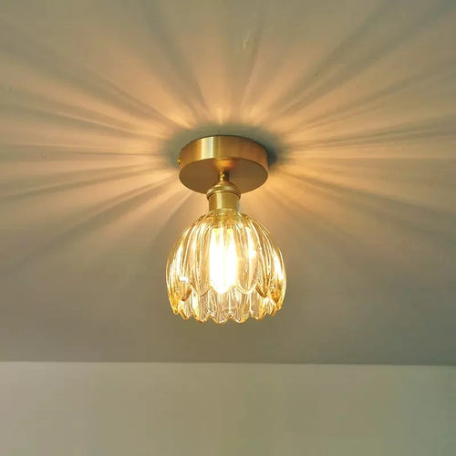 Moderner Glas-Deckenleuchte für innen und außen, lichtstark - vue 4 sur 30