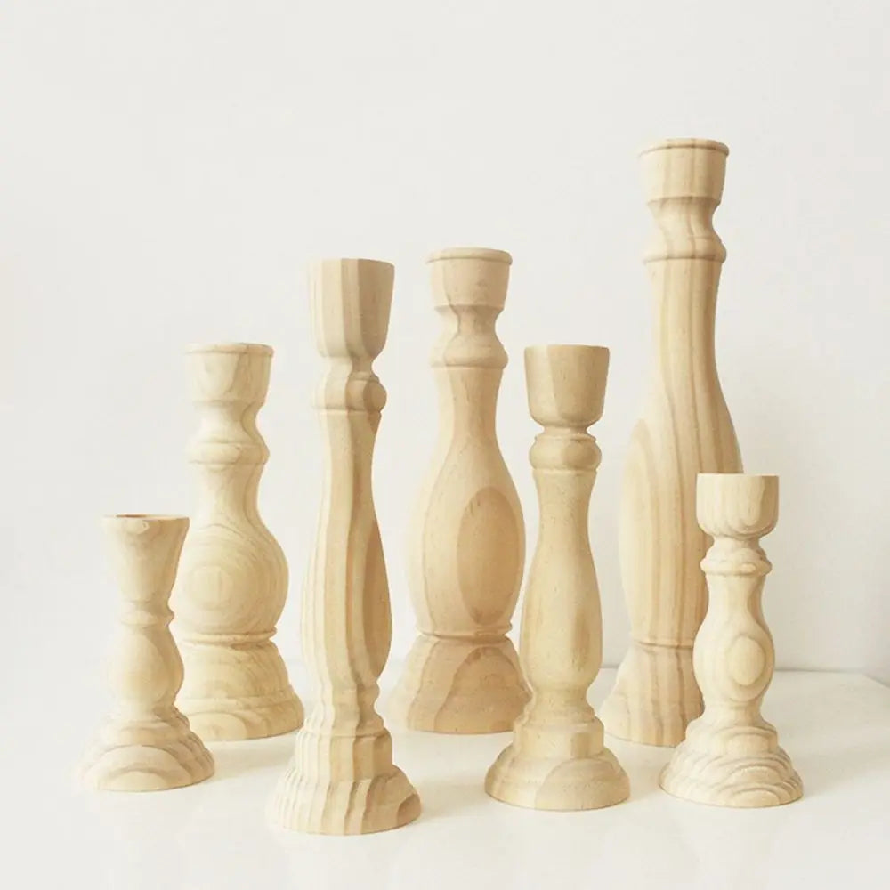 chandeliers rustiques rétro en bois pour fête mariage et artisanat - vue 2 sur 9