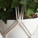 suspension en macramé pour plantes décoration intérieure et jardin