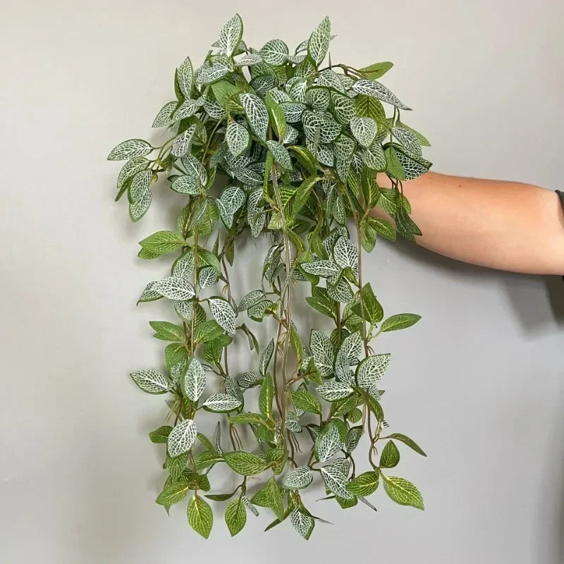 feuilles de pastèque en plastique pour décoration intérieure et extérieure