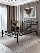 Modern minimalist hotel rental room, 1.8-meter single and double bed, wrought iron bed