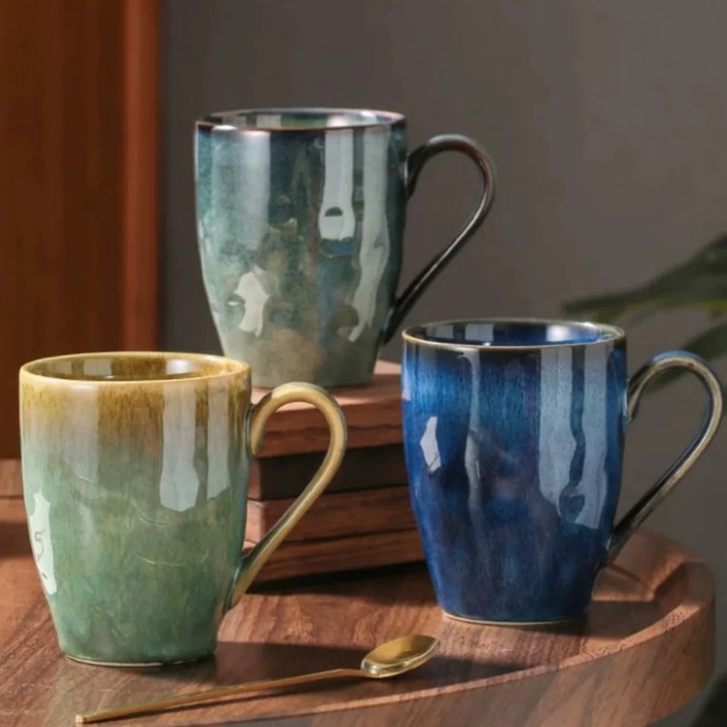 Tasses céramique grande capacité style minimal 350 ml