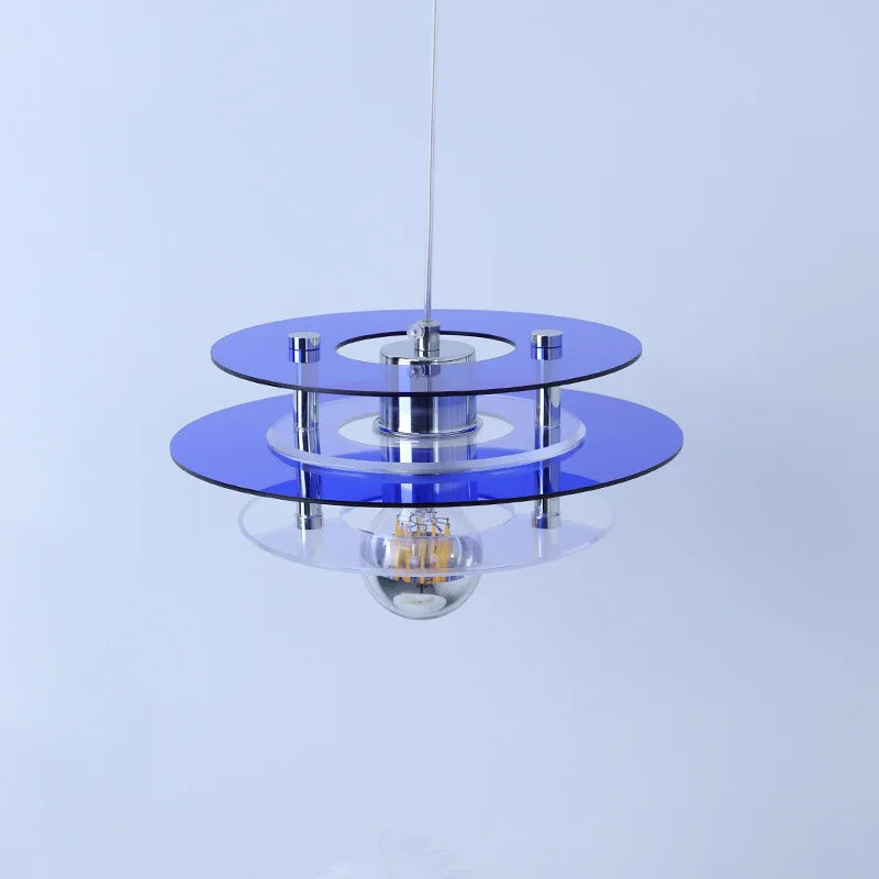 suspension ovni acrylique style nordique décoration maison - vue 3 sur 12