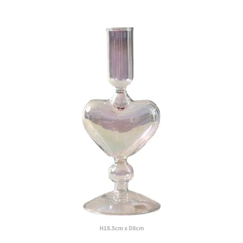 bougeoirs décoratifs en verre pour mariage et décoration intérieure - vue 29 sur 32