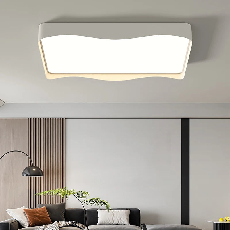 plafonnier led moderne minimaliste économie d'énergie protection des yeux - vue 3 sur 11