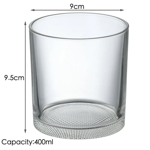 Lot 4 verres whisky style cristal motifs facettes
