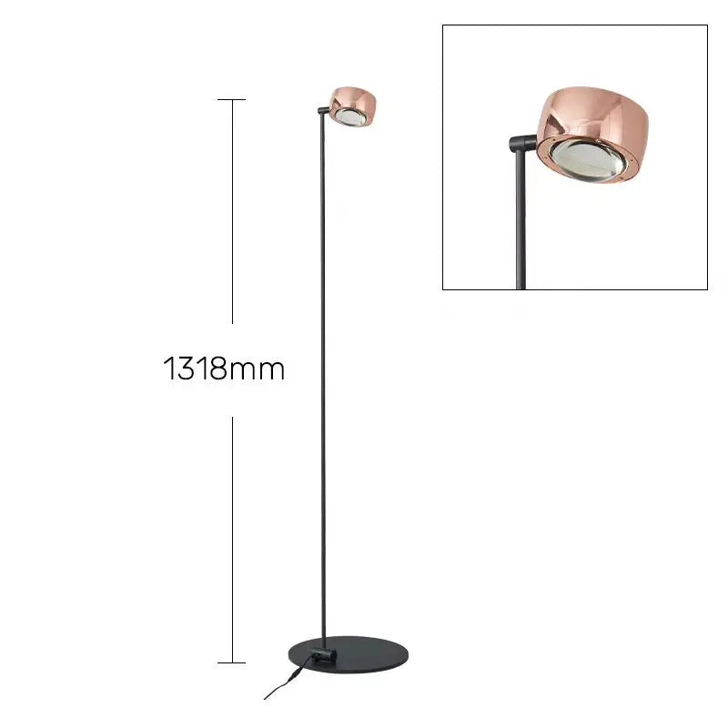 lampe de sol minimaliste à intensité réglable pour décoration moderne