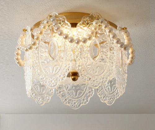 plafonnier led en verre design moderne pour décoration intérieure esthétique