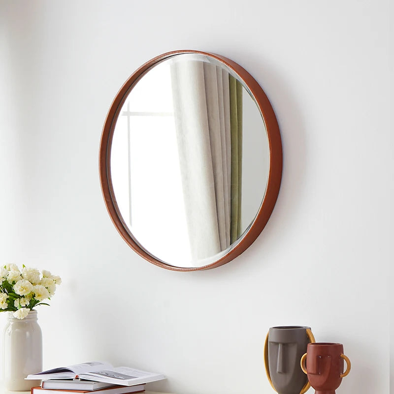 miroirs décoratifs ronds adhésifs pour salle de bain et décoration murale - vue 2 sur 11
