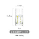 Verre texture marte motif marguerite design creatif resistant