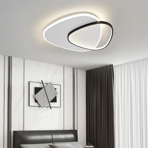 plafonnier led ultra mince moderne avec télécommande luminaria - vue 5 sur 13