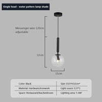 Moderne Pendelleuchte aus Glas für stilvolles Interieur