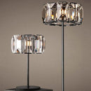 Vintage LED-Stehleuchte aus Kristall mit dimmbarer Helligkeit