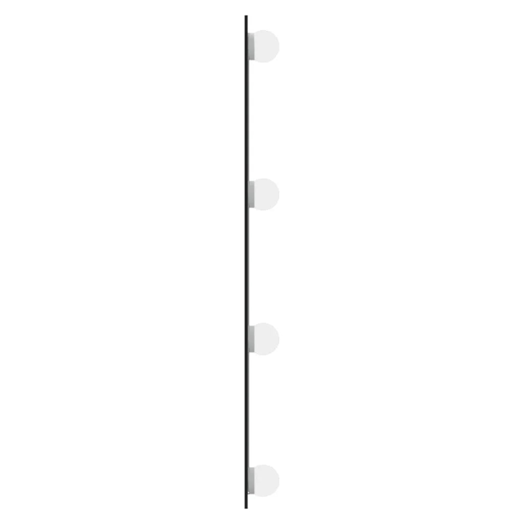 50x80 cm wall mirror with LED lights rectangular glass, home decoration wall Decker living room decoration - vue 6 sur 7