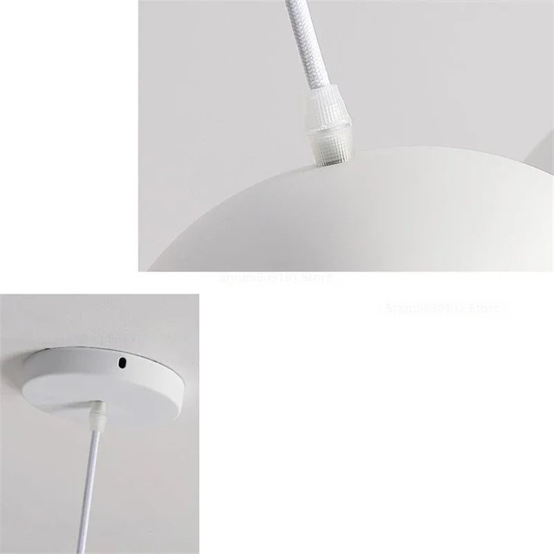 suspension nordique italienne moderne pour intérieur lumineux et design - vue 5 sur 10