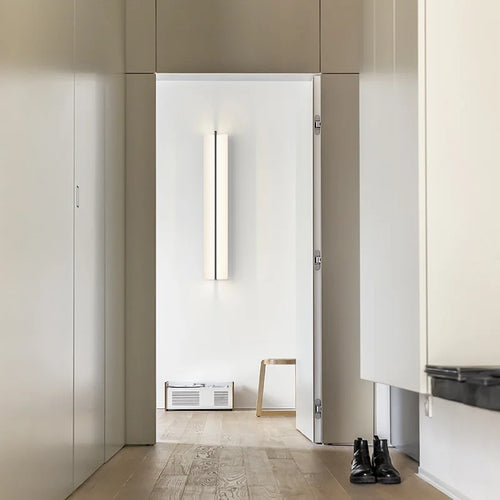 Moderne rechteckige minimalistische Wandleuchte für warmes Licht - vue 5 sur 8