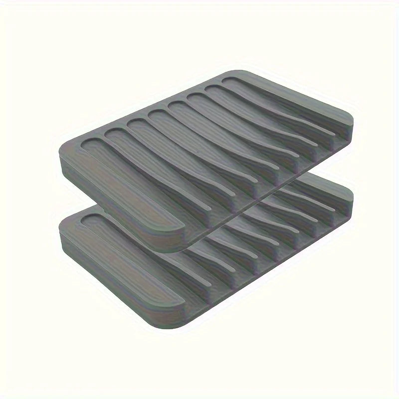porte-savon en silicone bac auto-drainant pour salle de bain - vue 10 sur 12