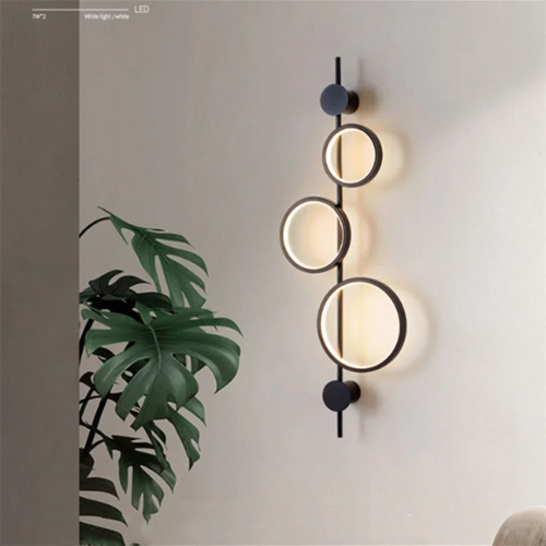 Moderne LED-Wandleuchte im nordischen Design für stilvolle Innendekoration - vue 2 sur 8