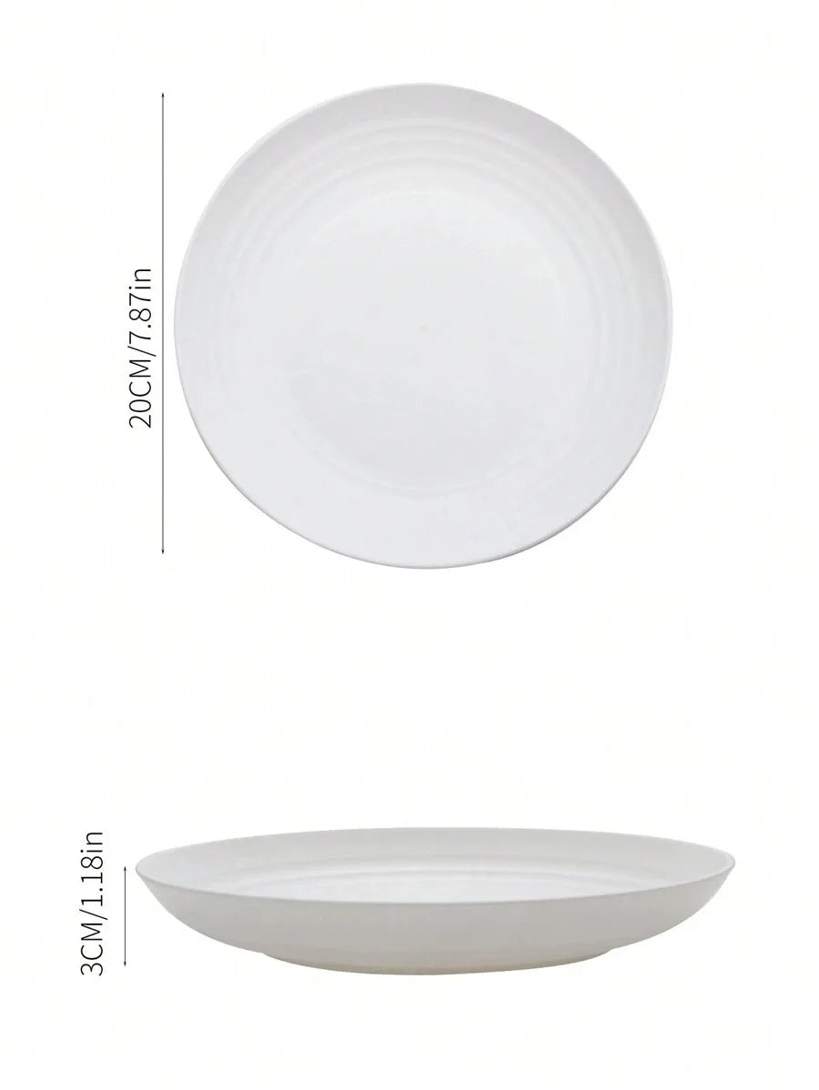 Assiettes dessert reutilisables micro ondes lave vaisselle - vue 5 sur 5