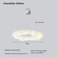 Moderne Pendelleuchte mit kreativen Wolken-Lampenschirmen für Wohnzimmer, Schlafzimmer und Kinderzimmer, LED-Deckenleuchte