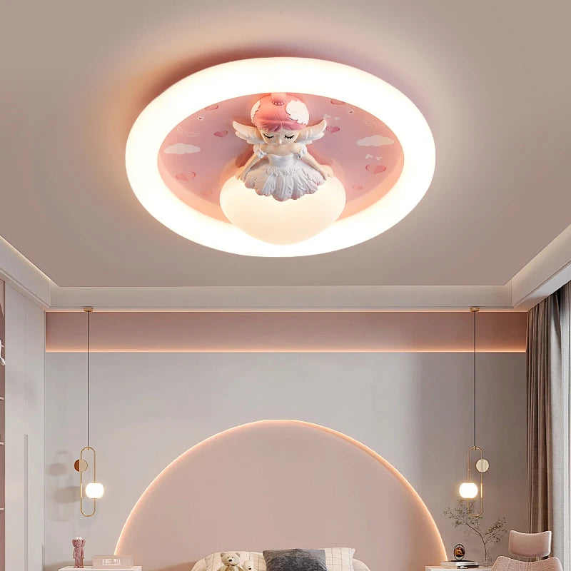 lustre astronaute led 2024 pour enfants avec lampe cloud suspendue - vue 6 sur 13