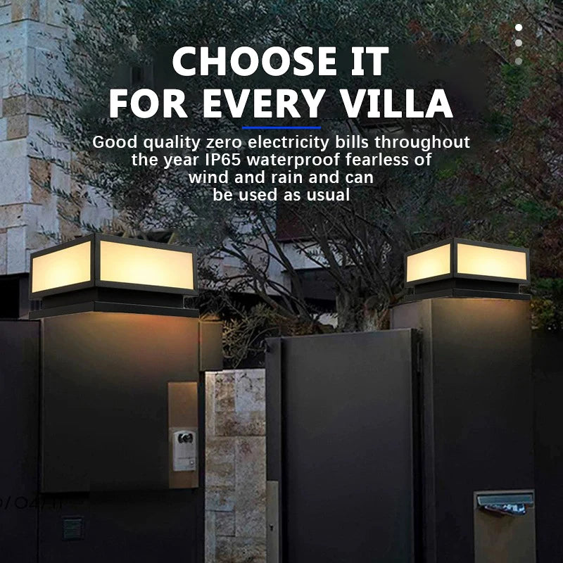 Dekorative LED-Solar-Außenleuchte mit Fernbedienung und vier Farben - vue 5 sur 12