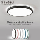 plafonnier macaron nordique moderne à leds pour maison