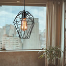Industrieller Kronleuchter LED-Pendelleuchte Metallkäfig Retro