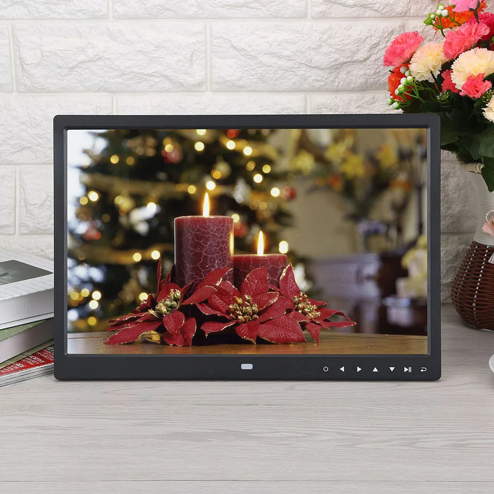 cadre photo numérique hd avec réveil et lecteur vidéo - vue 7 sur 6