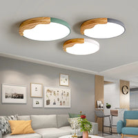 plafonnier led encastrable style nordique macarons ronds romantiques luminaire créatif moderne