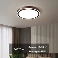 Plafonnier LED en diamant au design nordique haut de gamme