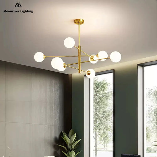 suspension en verre moderne style nordique minimaliste pour décoration intérieure
