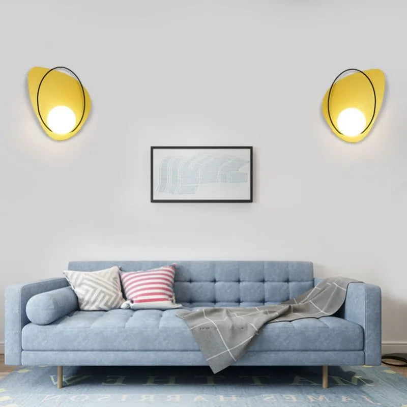 Kreative Wandleuchte Muschel modern minimalistisch Dekoration - vue 4 sur 10