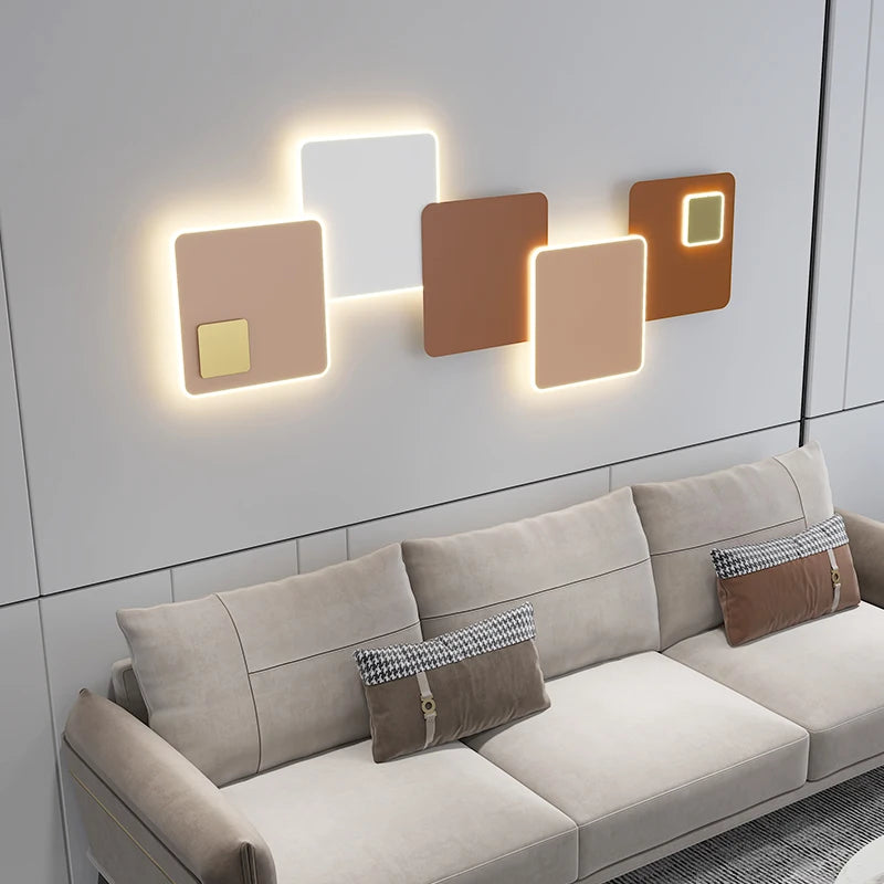 applique murale led moderne design créatif pour ambiance décorative - vue 4 sur 8